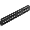 PATCH PANEL 19" DE 48 PUERTOS RJ45 CAT.6 UTP 2U AUNO