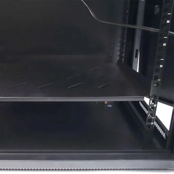 ARMARIO RACK 19" 22U AUNO 600x1000MM MONTADO CON ACCESORIOS PUERTA PERFORADA - Imagen 3