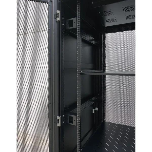 ARMARIO RACK 19" 22U GTLAN 31GTD2216 600x1000MM MONTADO CON ACCESORIOS PUERTA PERFORADA - Imagen 2