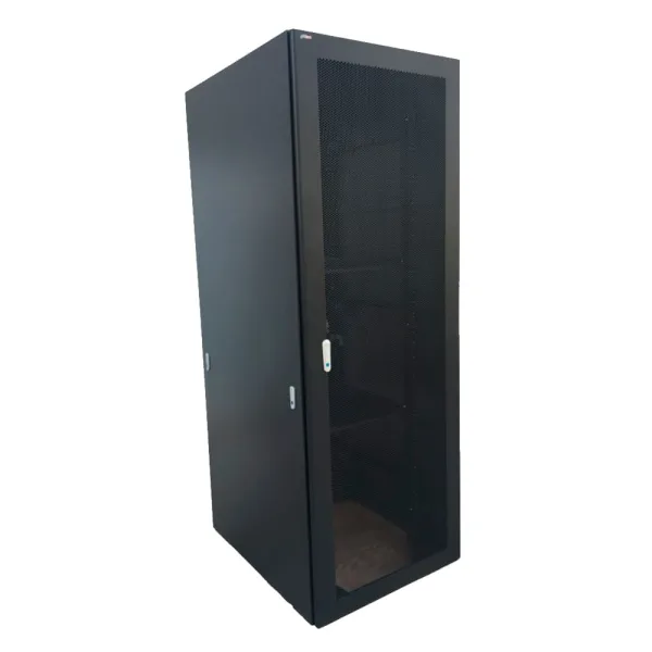 ARMARIO RACK 19" 22U GTLAN 31GTD2216 600x1000MM MONTADO CON ACCESORIOS PUERTA PERFORADA