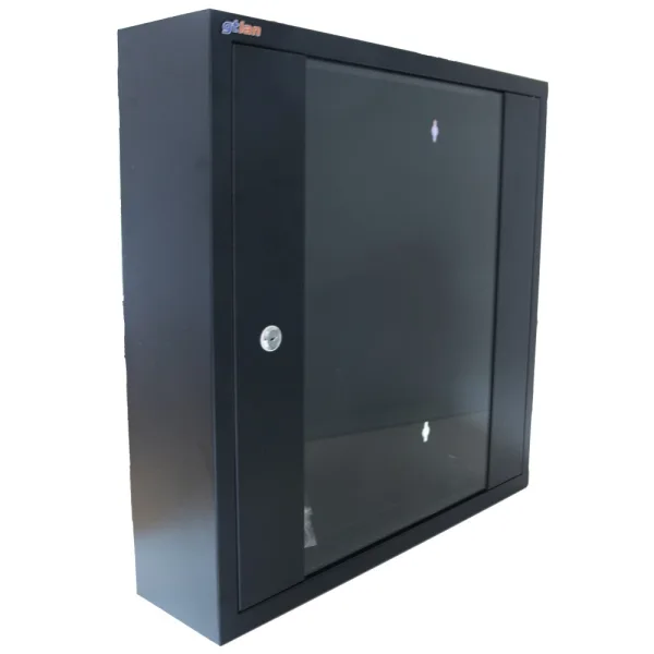 ARMARIO RACK MURAL VERTICAL 19" 12U GTLAN 31GTM12F15 634x150MM MONTADO SIN ACCESORIOS PUERTA DE CRISTAL