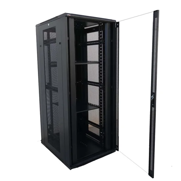 ARMARIO RACK 19" 32U GTLAN 31GTS32128 800x1200MM MONTADO CON ACCESORIOS PUERTA DE CRISTAL - Imagen 2