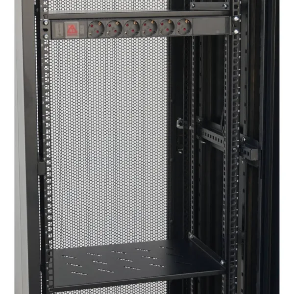 ARMARIO RACK 19" 42U GTLAN 31GTP4288 800x800MM MONTADO CON ACCESORIOS PUERTA PERFORADA - Imagen 2