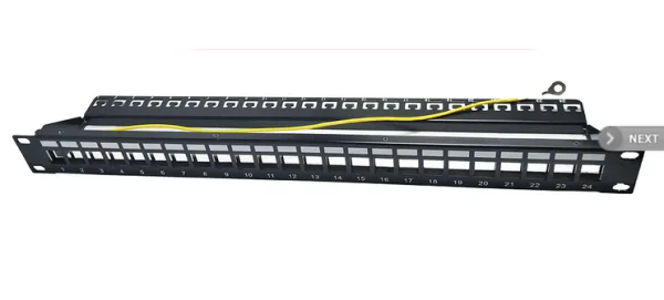 PANEL 19" 24 PUERTOS RJ45 METAL GTLAN