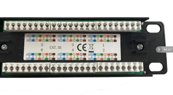 PANEL 19" 24 PUERTOS RJ45 1U C-5e UTP GTLAN