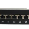 PANEL 19" 24 PUERTOS RJ45 1U C-5e FTP 109MM GTLAN - Imagen 3