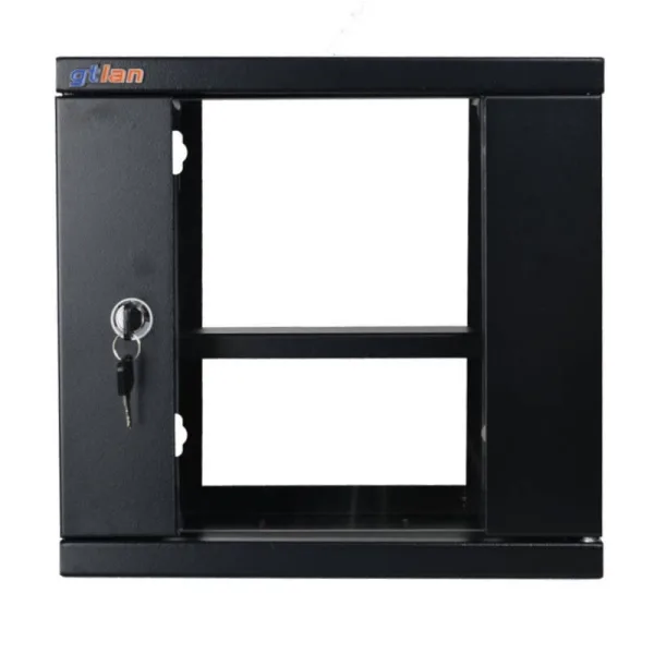 ARMARIO RACK 10" 6U GTLAN 31GTSOHO2 300x325MM MONTADO CON ACCESORIOS PUERTA DE CRISTAL - Imagen 2