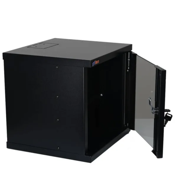 ARMARIO RACK 10" 6U GTLAN 31GTSOHO2 300x325MM MONTADO CON ACCESORIOS PUERTA DE CRISTAL - Imagen 5