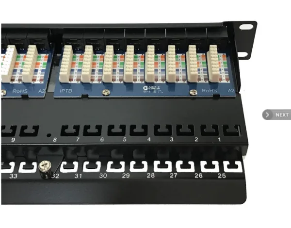 PANEL 19" 48 PUERTOS RJ45 1U C-5e UTP GTLAN