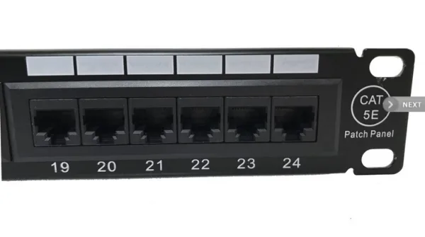 PANEL 19" 24 PUERTOS RJ45 1U C-5e UTP GTLAN - Imagen 2