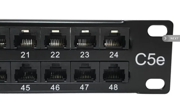 PANEL 19" 48 PUERTOS RJ45 1U C-5e UTP GTLAN - Imagen 3