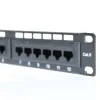 PANEL MINILAN 10" 12 RJ45 UTP C-6 T568A/B GTLAN - Imagen 5