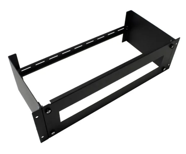 ADAPTADOR DE CARRIL DIN 3U CON ORIFICIO PARA RACK 19" AUNO