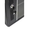 ARMARIO RACK MURAL 6U MONOLYTH SH6306 600x300MM MONTADO CON ACCESORIOS PUERTA DE CRISTAL - Imagen 4