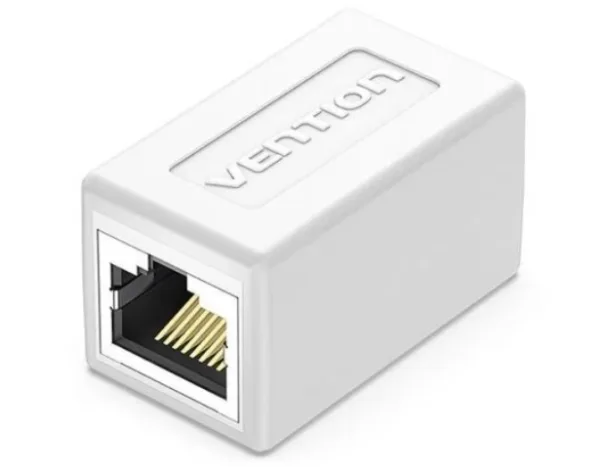 Adaptador-conector RJ45 Cat.6 FTP Hembra/Blanco Vention