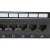 PANEL 19" 24 PUERTOS RJ45 1U C-6 UTP 29MM GTLAN - Imagen 3