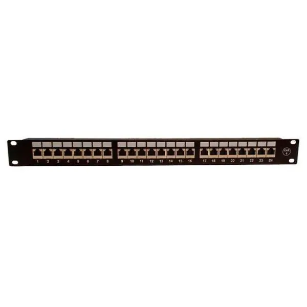 PATCH PANEL 24 PUERTOS 19" CAT.6 FTP