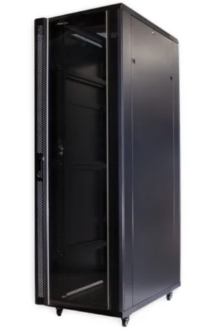 ARMARIO RACK SUELO 19" 42U MONOLYTH SH6042 600X1000 MONTADO SIN ACCESORIOS PUERTA DE CRISTAL
