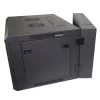 ARMARIO RACK MURAL DOBLE CUERPO 19" 9U AUNO 600x550MM MONTADO SIN ACCESORIOS PUERTA DE CRISTAL - Imagen 4