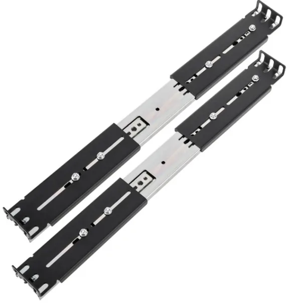 GUIAS LATERALES TELESCOPICAS DE 450MM EXTENSIBLES PARA RACK 19" AUNO