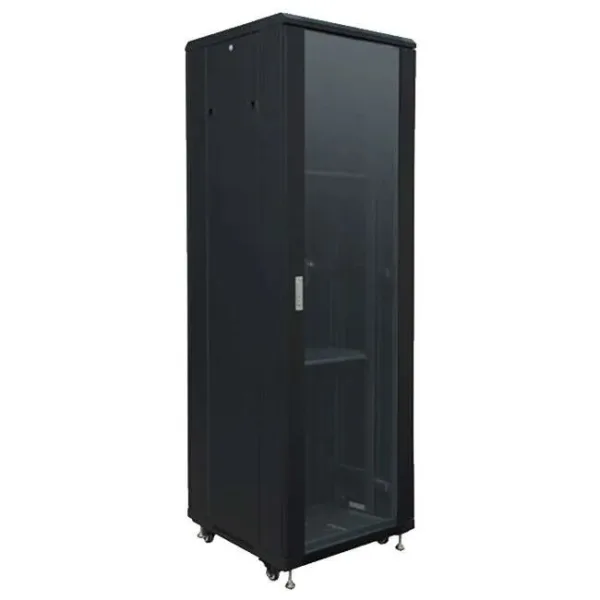 ARMARIO RACK 19" 42U AUNO 600x600MM MONTADO SIN ACCESORIOS PUERTA DE CRISTAL