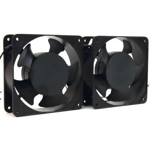 VENTILADOR DOBLE PARA ARMARIO RACK DE 12CM - Imagen 4