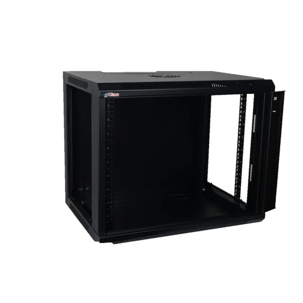 ARMARIO RACK MURAL 19" 6U GTLAN 31GTM6F4S 600x450MM MONTADO SIN ACCESORIOS PUERTA DE CRISTAL - Imagen 6