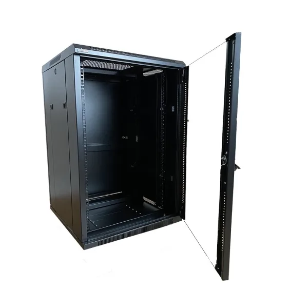 ARMARIO RACK 19" 18U GTLAN 31GTS1866S 600x600MM MONTADO SIN ACCESORIOS PUERTA DE CRISTAL - Imagen 4