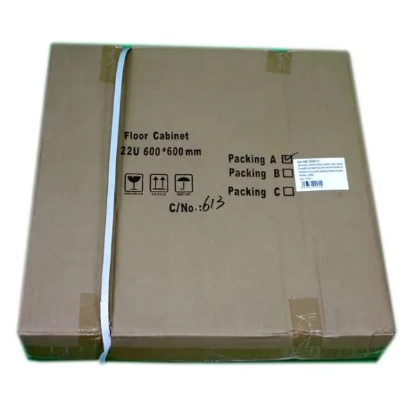 ARMARIO RACK 19" 42U AUNO 800x800MM DESMONTADO SIN ACCESORIOS PUERTA DE CRISTAL - Imagen 2