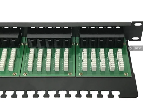 PANEL K-LINE 19" 50 PUERTOS RJ45 1U C-3 UTP GTLAN - Imagen 2