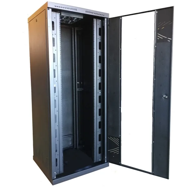 ARMARIO RACK INSONORIZADO 19" 42U GTLAN 31I4218 800x1000MM MONTADO SIN ACCESORIOS PUERTA DE CRISTAL