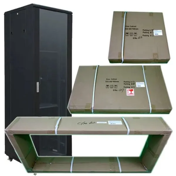 ARMARIO RACK 19" 42U AUNO 800x800MM DESMONTADO SIN ACCESORIOS PUERTA DE CRISTAL