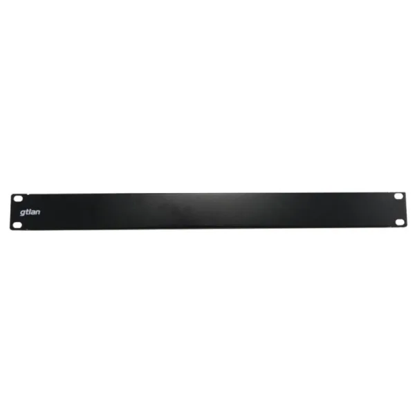 PANEL 19" CIEGO METALICO NEGRO 1U GTLAN