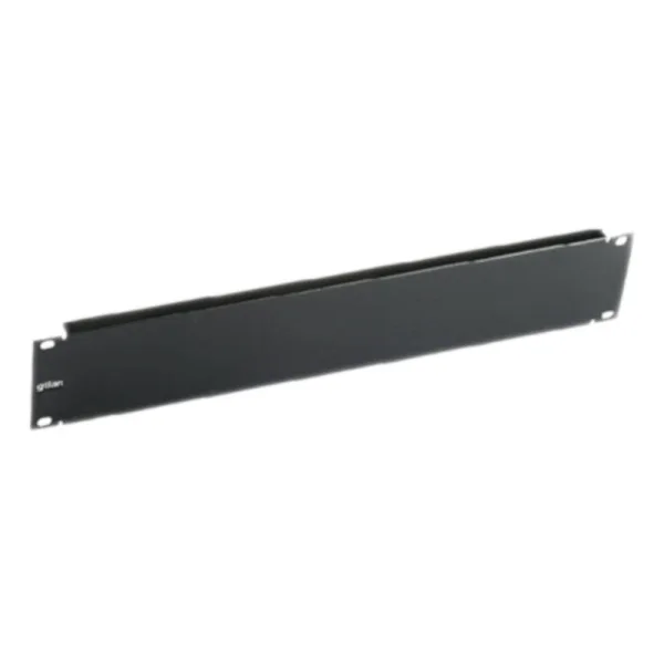 PANEL 19" CIEGO METALICO NEGRO 2U GTLAN