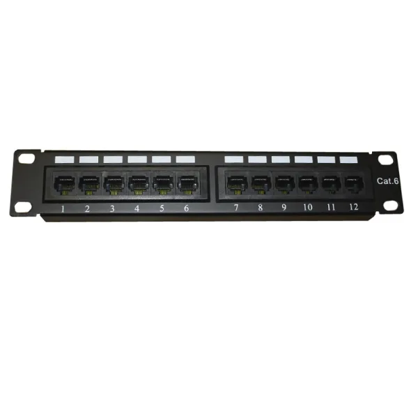 PATCH PANEL 12 PUERTOS 10" UTP CAT.6 MONOLYTH - Imagen 2