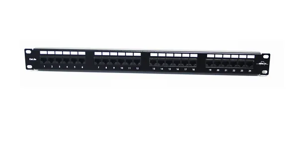 PATCH PANEL 24 PUERTOS 19" FTP CAT.6 0,5U MONOLYTH