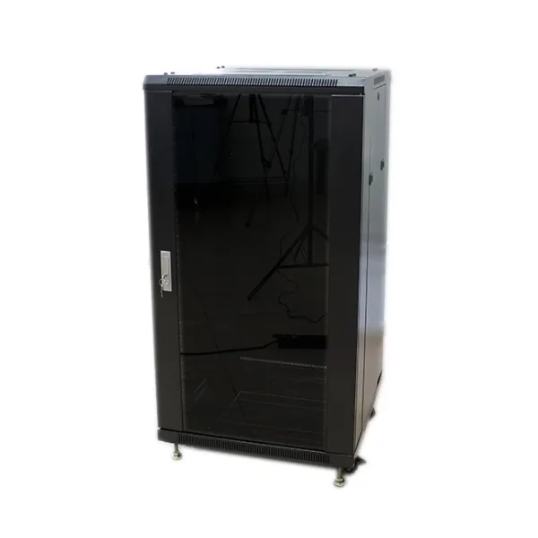 ARMARIO RACK 19" 22U AUNO 600x600MM MONTADO SIN ACCESORIOS PUERTA DE CRISTAL