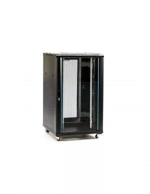 ARMARIO RACK 19" 18U BIACOM 600x600MM MONTADO SIN ACCESORIOS PUERTA DE CRISTAL