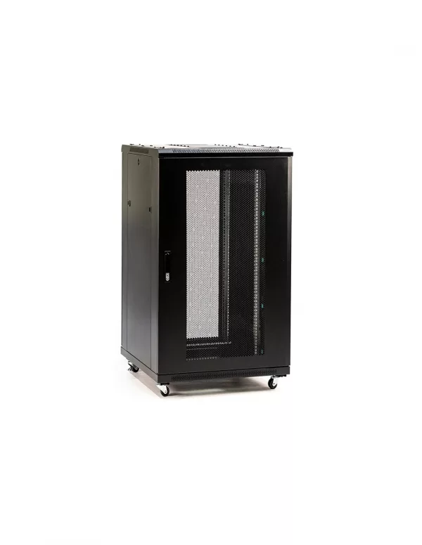 ARMARIO RACK 19" 18U BIACOM 600x600MM MONTADO SIN ACCESORIOS PUERTA DE CRISTAL - Imagen 4