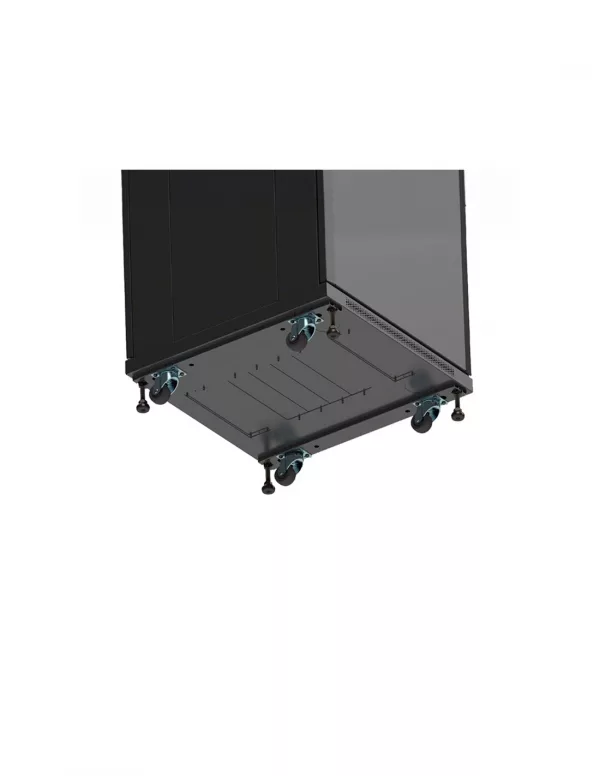 ARMARIO RACK 19" 18U BIACOM 600x600MM MONTADO SIN ACCESORIOS PUERTA DE CRISTAL - Imagen 3