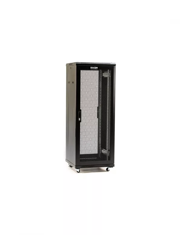 ARMARIO RACK 19" 42U BIACOM 800x1000MM MONTADO SIN ACCESORIOS PUERTA PERFORADA