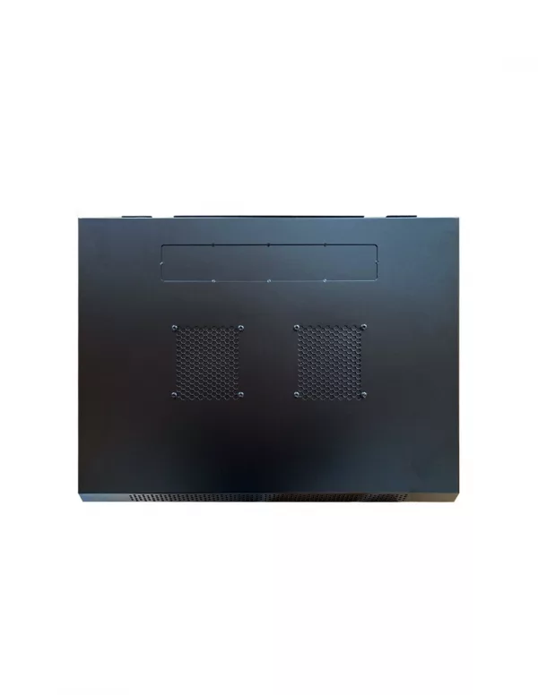 ARMARIO RACK MURAL 19" 12U BIACOM 600x600MM DESMONTADO SIN ACCESORIOS PUERTA DE CRISTAL - Imagen 5