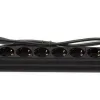 REGLETA DE 9 TOMAS SIN INTERRUPTOR 1U BIACOM