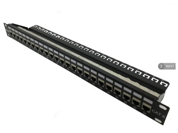 PANEL 19" 24 PUERTOS RJ45 1U C-6 FTP 92MM GTLAN