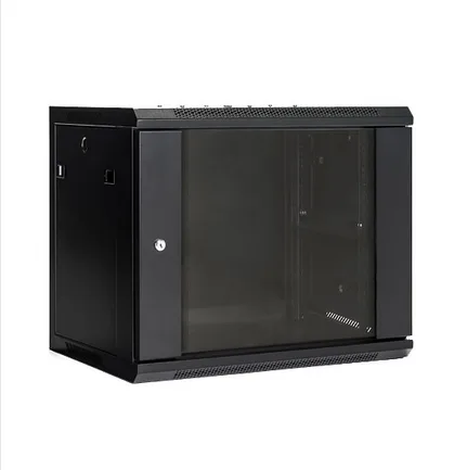 ARMARIO RACK 19" 9U BIACOM 600x550MM MONTADO CON ACCESORIOS PUERTA DE CRISTAL - Imagen 3