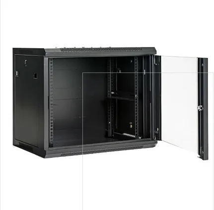 ARMARIO RACK 19" 9U BIACOM 600x600MM MONTADO CON ACCESORIOS PUERTA DE CRISTAL - Imagen 2