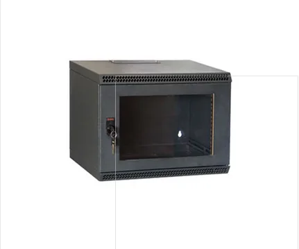 ARMARIO RACK MURAL MINI 10" 6U BIACOM 330x310MM DESMONTADO SIN ACCESORIOS PUERTA DE CRISTAL - Imagen 2