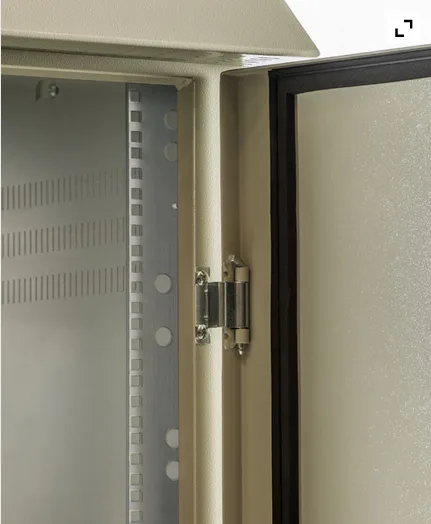 ARMARIO RACK EXTERIOR TERMOAISLADO IP-55 19" 24U BIACOM 600x900MM MONTADO SIN ACCESORIOS PUERTA METALICA - Imagen 3