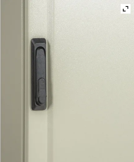ARMARIO RACK EXTERIOR TERMOAISLADO IP-55 19" 24U BIACOM 600x900MM MONTADO SIN ACCESORIOS PUERTA METALICA - Imagen 4