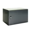 ARMARIO RACK MURAL EXTERIOR IP-55 19" 6U BIACOM 540x400MM MONTADO SIN ACCESORIOS PUERTA METALICA